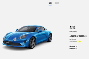 フランスのA110は6万5000ユーロから