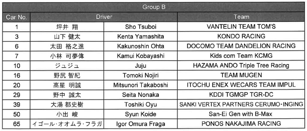 スーパーフォーミュラ2025年第9戦
